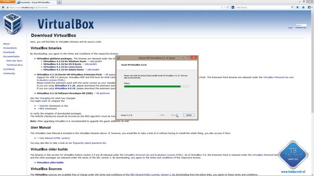 Setup VirtualBox and how to install the extention смотреть онлайн
