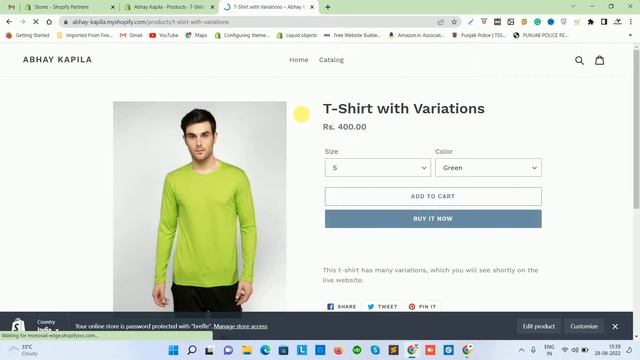 Shopify Tutorials: P-3 |Add Products & Categories in Shopify |Abhay Kapila #shopify смотреть онлайн