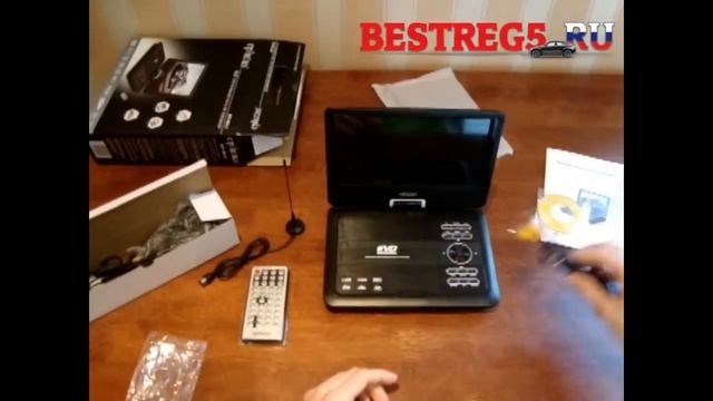 Обзор портативного DVD&TV Eplutus-EP9512 смотреть онлайн
