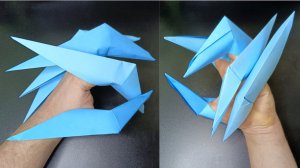 как сделать из бумаги когти (оригами когти)
