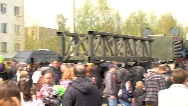 Новые автомобили на Параде Победы в Набережных Челнах. Тайфун-К . КАМАЗ-5350. Платформа-О