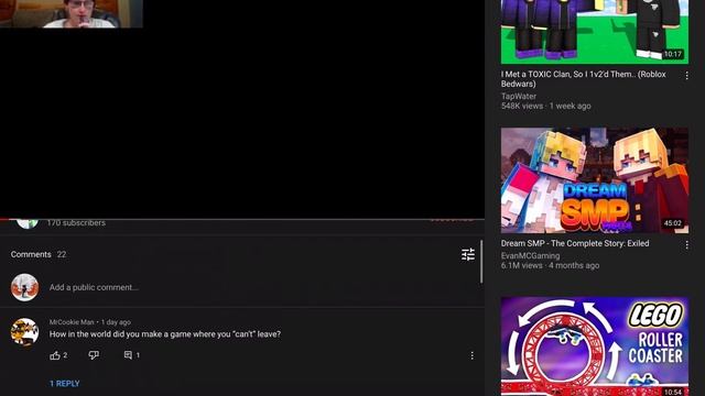 You cant leave this roblox game? смотреть онлайн