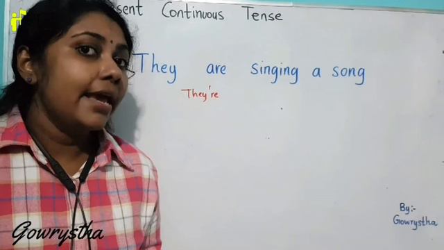 LEARN ENGLISH ONLINE | Present Continuous Tense |They | English language | BE an example смотреть онлайн