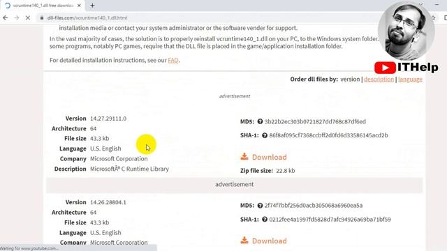 HOW TO FIX, EXCEL.EXE VCRUNTIME140_1.DLL; ERROR || How to solved, vcruntime140_1.dll error in excel смотреть онлайн