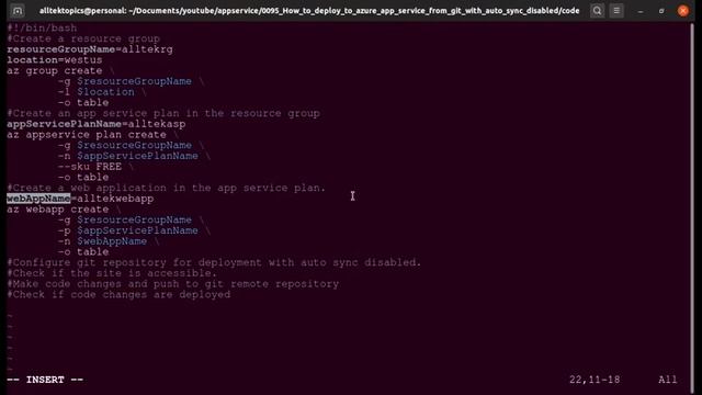 How to deploy to azure app service from git with auto sync disabled смотреть онлайн