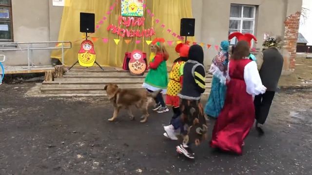 Масленица. Танец «В роще калина». Борисоглебский ДК. 2020г. смотреть онлайн