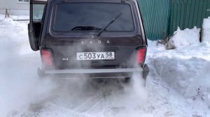 Выхлоп нива раздвоенный