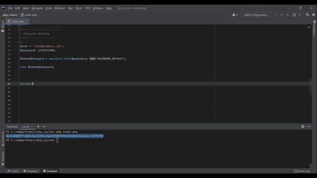 Password Hashing and Verification in PHP - PHP Tutorial Beginner to Advanced смотреть онлайн
