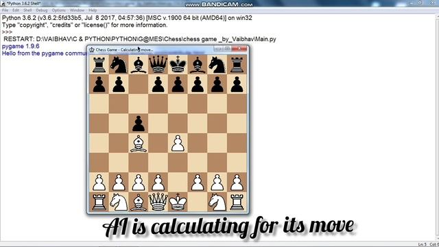 Chess Game using Python & AI | by Vaibhav Gondaliya смотреть онлайн