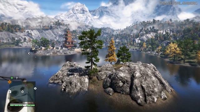 Travels in Game Worlds 15 - Far Cry 4 - Traveling on a gyrocopter Part смотреть онлайн