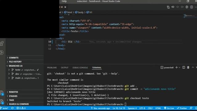 Como fazer um merge entre branches no GITHUB смотреть онлайн