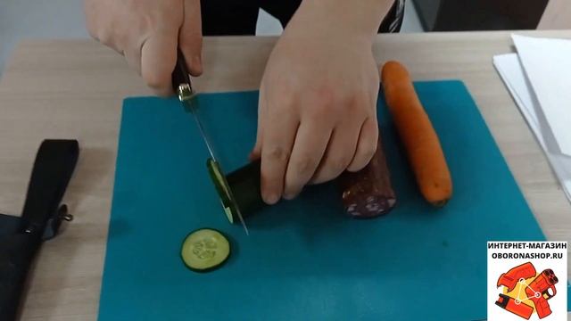 0 539 Нож НКВД, дамаск, рукоять черный граб, латунь смотреть онлайн