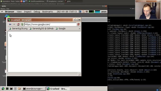 Browser hacking: Aw, snap! Crashable browser tabs смотреть онлайн