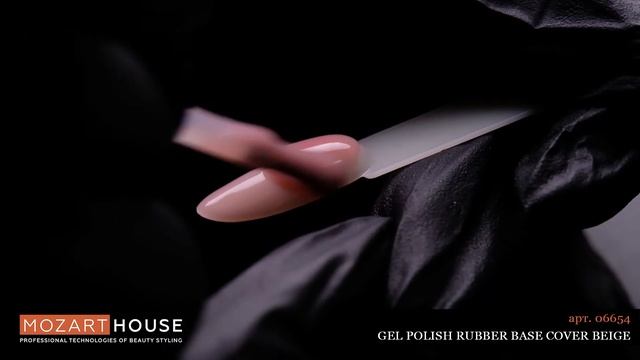 Каучуковая база для гель-лака Mozart HOUSE Gel Polish Rubber Base Cover BEIGE смотреть онлайн