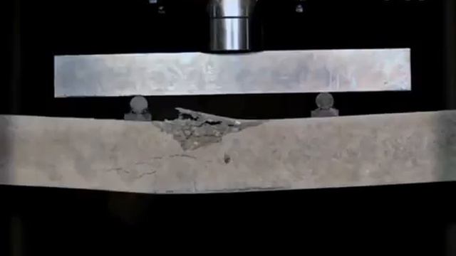 Испытание железобетонной балки на изгиб смотреть онлайн