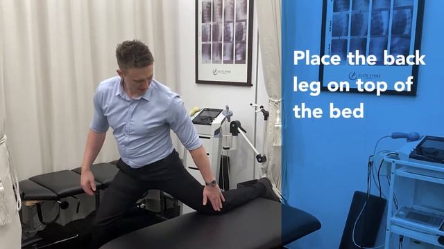 Hip Flexors Psoas Stretch | Elite Spine Centres смотреть онлайн