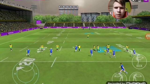 Забил гол с раздевалки !Первый взгляд на Rugby League 20. Часть 1. до вылета игры. смотреть онлайн