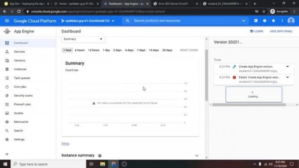 Qwiklabs - App Dev - Deploying the Application into App Engine Flexible Environment - Java