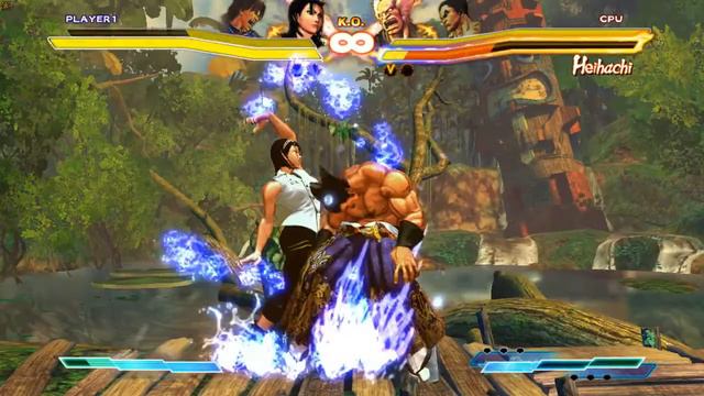 Jun/Lei vs. Heihachi/Kazuya - Street Fighter X Tekken смотреть онлайн