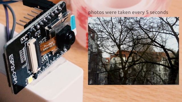 Portable time-lapse camera using an ESP32-CAM running MicroPython смотреть онлайн