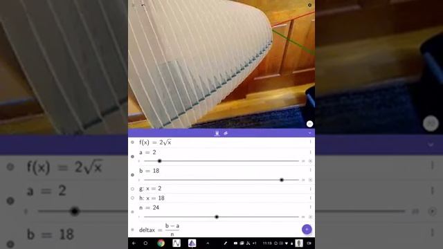 Calculus: Disc Method Exploration in GeoGebra 3D with Augmented Reality смотреть онлайн