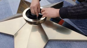 4  Монтаж звезды вечного огня - УСТАНОВКА ГАЗОВОЙ ГОРЕЛКИ