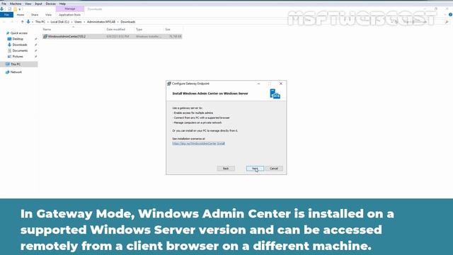 How to Install Windows Admin Center on Windows Server 2019 смотреть онлайн