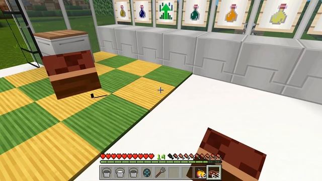 РАЗЛИЧНЫЕ ЗЕЛЬКИ В MINECRAFT PE смотреть онлайн