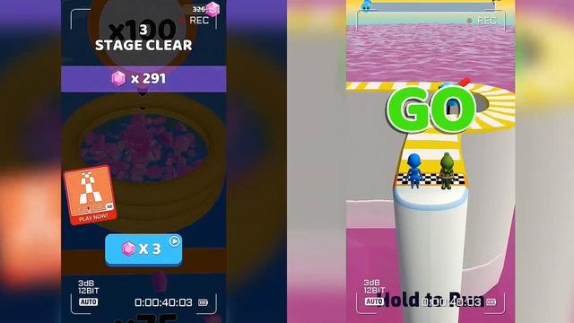 Fill Up Run -vs- Fun Race 3D | Best Android, iOS Mobile Games | Gameplay Walkthrough © смотреть онлайн