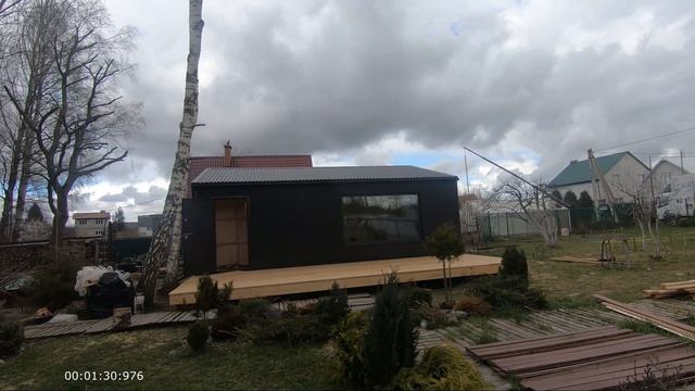 Современный,стильный дачный домик 50 м2. Новинки 2020г. смотреть онлайн