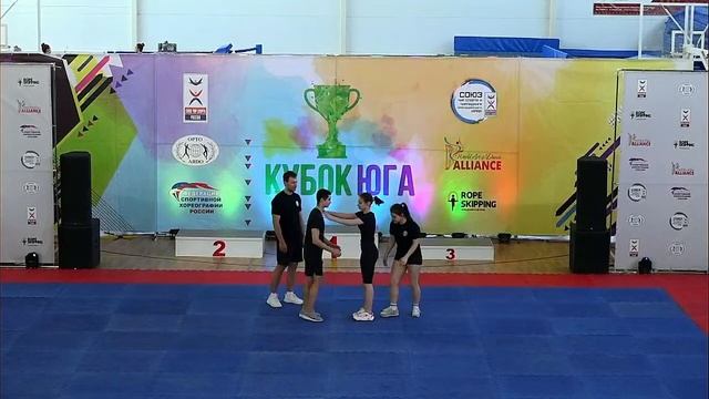 КУБОК ЮГА. Краснодар. Чемпионат по роуп-скиппингу, чир-спорту, спортивной хореографии. смотреть онлайн