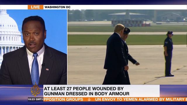 Doug Sloan Discusses Trump and Mass Shooting Aftermath on Al Jazeera смотреть онлайн