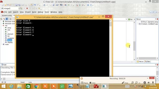 BSIT141 dynamic array part 2 смотреть онлайн