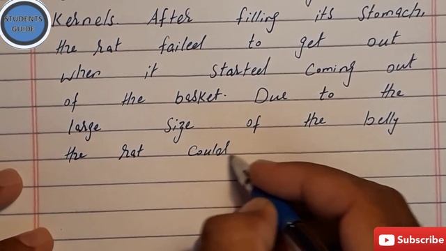 The greedy mouse story in english|English |Story writing|Beautiful handwriting |Greedy|Mouse| смотреть онлайн