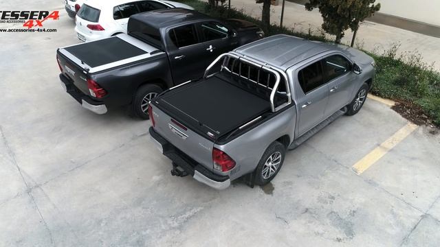 At www.tessera4x4.com: Toyota Hilux Revo 2016 OEM roll bar roller lid 4x4 off road accessories смотреть онлайн