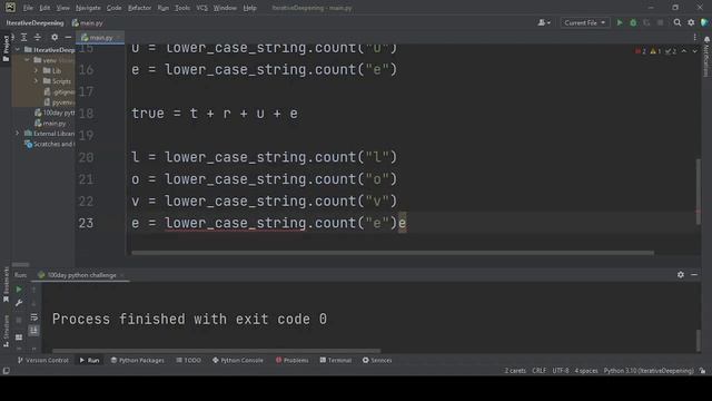 Love Calculator | Learn Python | #python #freeCodeCamp.org #CodeWithHarry | смотреть онлайн