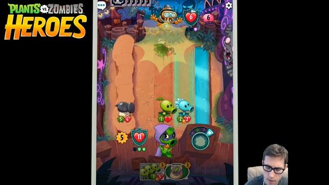 Прохождение Plants vs Zombies: Heroes - Основы Игры, Режим Приключений смотреть онлайн