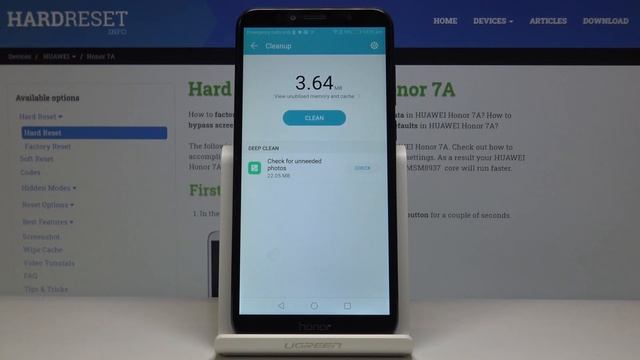 Speed Up HUAWEI Honor 7A – Optimization Process смотреть онлайн