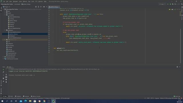 Discord.py Bot Series: Global Chat смотреть онлайн