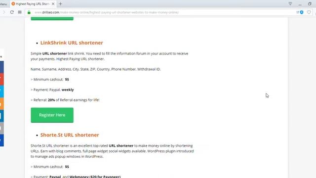 Top 10 Make Money with URL Shortener | Your Links $$$ Dollars, website URL Referral смотреть онлайн