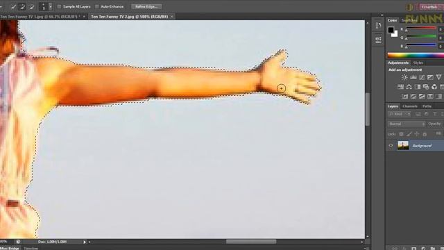 How to change Background in Photoshop 6 - Ten Ten Funny TV смотреть онлайн