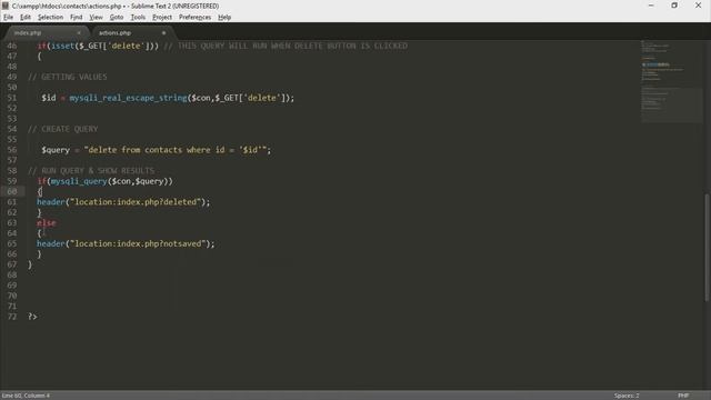 HOW TO CREATE SIMPLE CRUD APP IN PHP & MYSQL FROM SCRATCH DELETE FROM DATABASE #11 смотреть онлайн