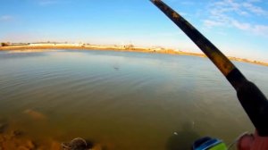 РЫБАЛКА В КРЫМУ,ЛОВЛЯ ПЕЛИНГАСА,оз.Сосык,Лиманное.