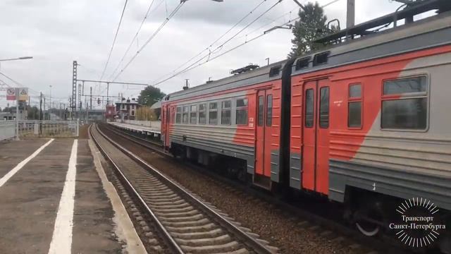 Электропоезд ЭТ2м - 070 сообщением "Московский Вокзал - Волховстрой-1" смотреть онлайн