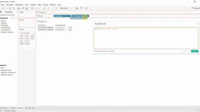 Tableau in Two Minutes - How To Convert a String to a Date in Tableau смотреть онлайн