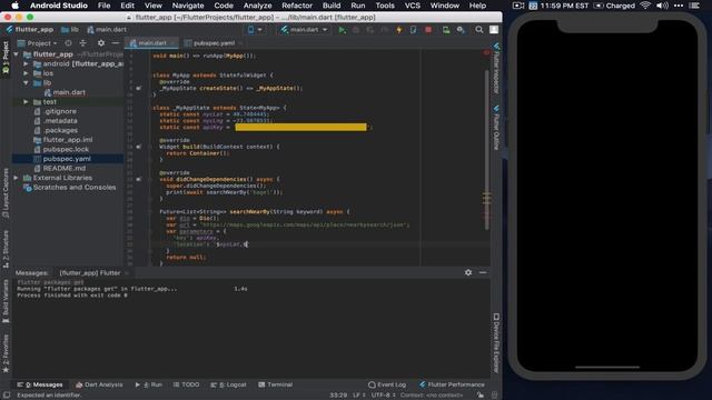 Flutter for the Impatient - 6 - Use REST API (Search Nearby Places with Google Places API) смотреть онлайн