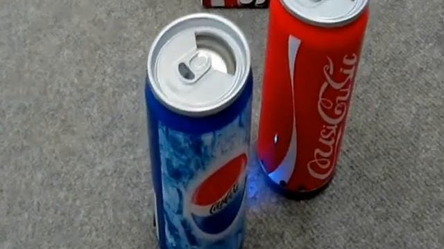 MP3 плеер - радио в виде банки колы. смотреть онлайн