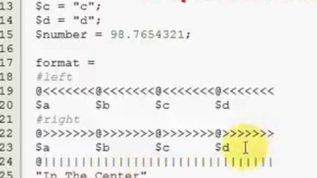 Perl Tutorial 71 - Formats: Create Text Formats смотреть онлайн