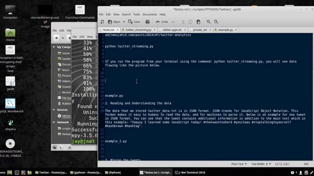 Twitter API With Python On Linux TUT Example смотреть онлайн