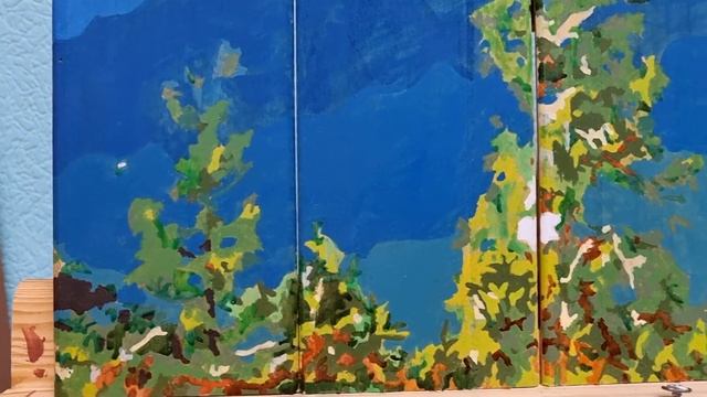 Картина по номерам - пейзаж смотреть онлайн